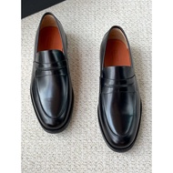 Zegna Business Casual Men's Leather Shoes Loafers