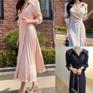 D1543 FITRI VINTAGE MIDI MAXI DRESS KIMONO SIMPLE HIJAB FRIENDLYPOLOS