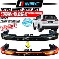 Toyota Innova Zenix 2023 Dynamic Tail Lamp With Signal Running + Centre Led Garnish