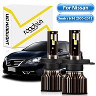 【For Nissan Sentra N16 2000-2012】LED Car Headlight Bulbs Hi-Lo Beam Headlamp 6000K White Light 13000