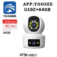 【ร้านค้ากรุงเทพ จัดส่ง 24 ชม】YooSee คู่เลนส์ กล้องวงจรปิดไร้สาย IP Camera 5Gwifi full HD 5MP กล้องอิ