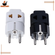 AYellowgod 1 to 2 Splitter Germany France 5mm plug to universal UK/US/EU/AU 2/ 3 pin soet SG