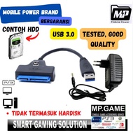 USB Sata 3.0 Cable plus 12V 2A Adapter HDD PC 3.5 Inch Support 4TB