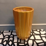 READY STOCK PASU SERAMIK GOLD TINGGI /GOLD CERAMIC VASE