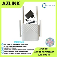 MODEM AZV-63v6 XPON GPON EPON DUALBAND 2.4G & 5G SUPPORTS OLT EPON AND GPON & OMCI ALREADY POSTEL
