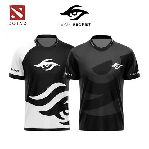 Dota2 Esports Team Team Secret Training Jersey Uniforms Men's Sports Breathable Tops Street Wear Ove