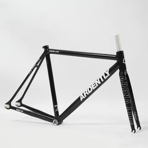 Ardently Lite Frameset, Track Fixie Bike Frame and Fork, Single Speed Bicycle Parts, 700C 6069 Alumi