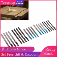 yoaushop 20Pcs Jigsaw Blades Set T118A T118B T118G T218A T111C T119BO T119B HSS Assorted T Shank Jig
