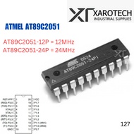 Atmel AT89C2051-12PI/PU (12MHz) / AT89C2051-24PI/PU/PC (24MHz) 8-bit Microcontroller [DIP-20] with 2