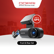 DDPAI Mola N3 Pro Front and Rear 2.5K 1600P QHD Super Capacitor Dash Cam with GPS