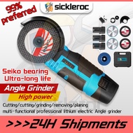 Electric Angle Grinder Mini Angle Grinder  Portable Cordless Angle Grinder Lithium Battery drill