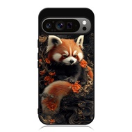 Phone Case Google Pixel 9 8 7 6 5 4 3 Pro XL 4g 5g TPU Custom Softcase Red Pandas in Space