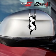 BLIGHOO - CUTTING STICKER FOR CAR, CAT, MIRROR, RIGHT CLAW CUTEKiri, COOL CAR STICKER