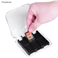 Fitow Switch Game Storage Hard Protective Box Game Card Case For Nintendo Switch/Switch Lite/Switch OLED 12 Game Cartridges Holder FE