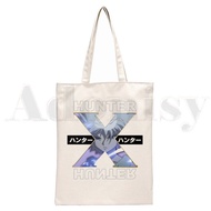 Hunter X Hunter Killua Zoldyck Devil Eye Anime Handbags Shoulder Bags Casual Shopping Girls Handbag Women Elegant Canvas Bag