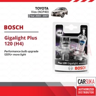 Bosch Plus 120 Gigalight H4 Headlight Bulb for Toyota Vios NCP40