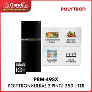 RE POLYTRON Kulkas 2 Pintu Belleza Big Liter Inverter With Vacuum