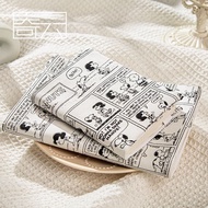 Snoopy Cartoon Cloth Book Cover hobo Adjustable Book Cover A5A6 Handbook Book Cover