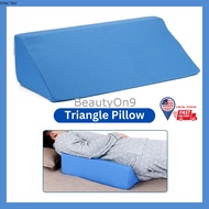 READY STOCK Elderly Bedridden Triangle Wedge Pillow Patient Back Support Pillow Mat Turning Over Sid