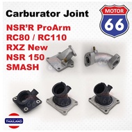 Carburator Joint Intake Pipe Reed Valve / NSR'R Proarm / RC80 / RC110 / RXZ/ NSR150 / SMASH 110 .