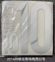 Sân vận động bóng đá Argentina 2014 Mexico Dịch vụ in chuyển tùy chỉnh thứ 10 MESSI Nameset Mực chuy