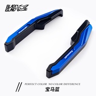 Black Island Ninja 400 Z400 กันชนท้ายมอเตอร์ไซค์แบบปรับแต่งได้พร้อมที่ยึดมือหลังรถแบบปรับแต่งได้สำหร