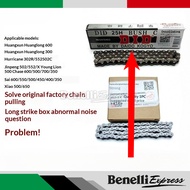 Benelli Oil pump chain DID Timing Chain Guide TNT600 300 302R Leoncino 500 Trk502 502C