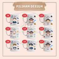 21-27 CUSTOM GLASS MUG/ CHARACTER MUG/ BIRTHDAY GIFT