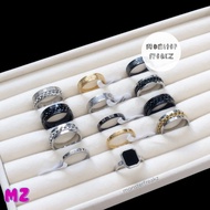 Shen Chain Stainless Ring | Aesthetic, Couple-Resistant Men's Chain Ring Ring