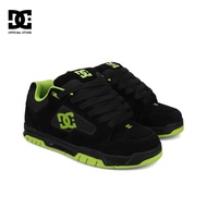 DC Shoes Men DC Coiler Leather Shoes - Black/Lime
