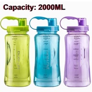 STRAW BOTTLE - Botol Minum JUMBO BESAR - 2 Liter