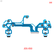 Cjing สำหรับ PS4 DS4 Pro Slim Controller ฟิล์มนำไฟฟ้าสีฟ้า JDS 050 040 030 010