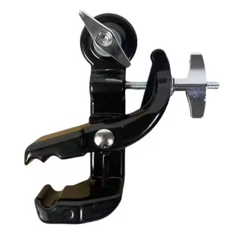 Snare Drum Cowbell Clamp Lightweight Cymbal Mount Bracket Accessory for Compact Drum Kit Practice