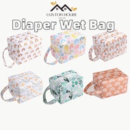 {SG} Waterproof Diaper Bag Wet Bag Foldable Tote Bag for Mommy Large Capacity Stroller Organizer Bag Baby Diaper Pod