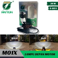 Lampu Utama Led RTD Mini Projector H4 Projie LENS Motor Mobil M01X NEW