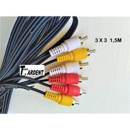 Cable rca/cable 3x3 audio-video