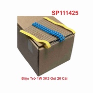 Resistor 1W 3K3 Pack of 20