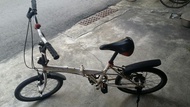 只能台南自取 二手 20吋 折疊 摺疊 小折 腳踏車 自行車 單車