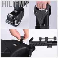 Hilifmy Andoer VX-600 Pro 3 Tripod Wheels Pulley Universal Folding Camera Dolly Base Stand w/Nylon C