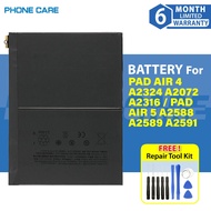 Battery A2288 For Pad AIR 4 A2324 A2072 A2316 / Pad AIR 5 A2588 A2589 A2591 / PAD AIR 11 2024 A2902 