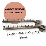 TWIN IMPORTED BRAND 9-POINT & 12-POINT WALL FLUTE HANGER