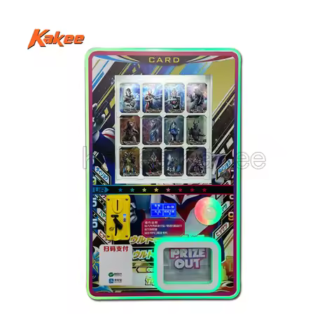 Bulk Trading Card Game Vending Machine Dispenser Flat Sticker Tattoo Card Vending Machine