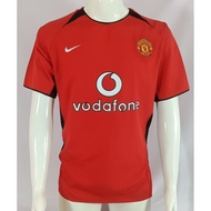 02-04 Manchester United Home Vintage Soccer Jersey Quick Dry Sports Soccer Shirt AAA