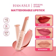 Hanasui Mattedorable Lipstick - Hanasui Lipstik Batang Anti Geser