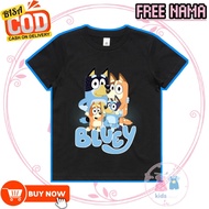 Children's Clothes, Children's T-shirts, Children's Cartoon Images, Bluey Children's T-shirts, COD A