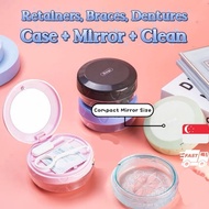 [SG] Retainer Case Storage Box Braces Case Dentures Case Aligners Case  Braces Box Aligners Box Reta