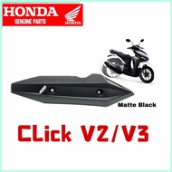 ☌ ◷ exhaust cover CLICK V2/V3 matte black yamaha parts