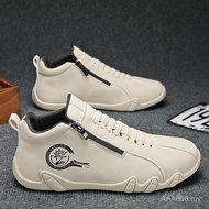 READY STOCK shoes for men Hottest Offer high quality men's shoes High top side zip Doc Martens casua