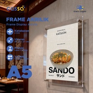 A5 Acrylic Wall Frame Acrylic Wall Frame Acrylic Poster Display Frame