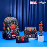 Smiggle Spiderman Backpack Wallet Drink Bottle lunchbag